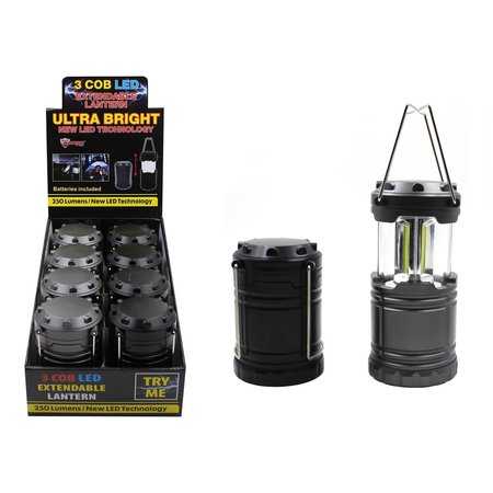 MAX FORCE Cob Assorted Extendable Lantern 08-1657